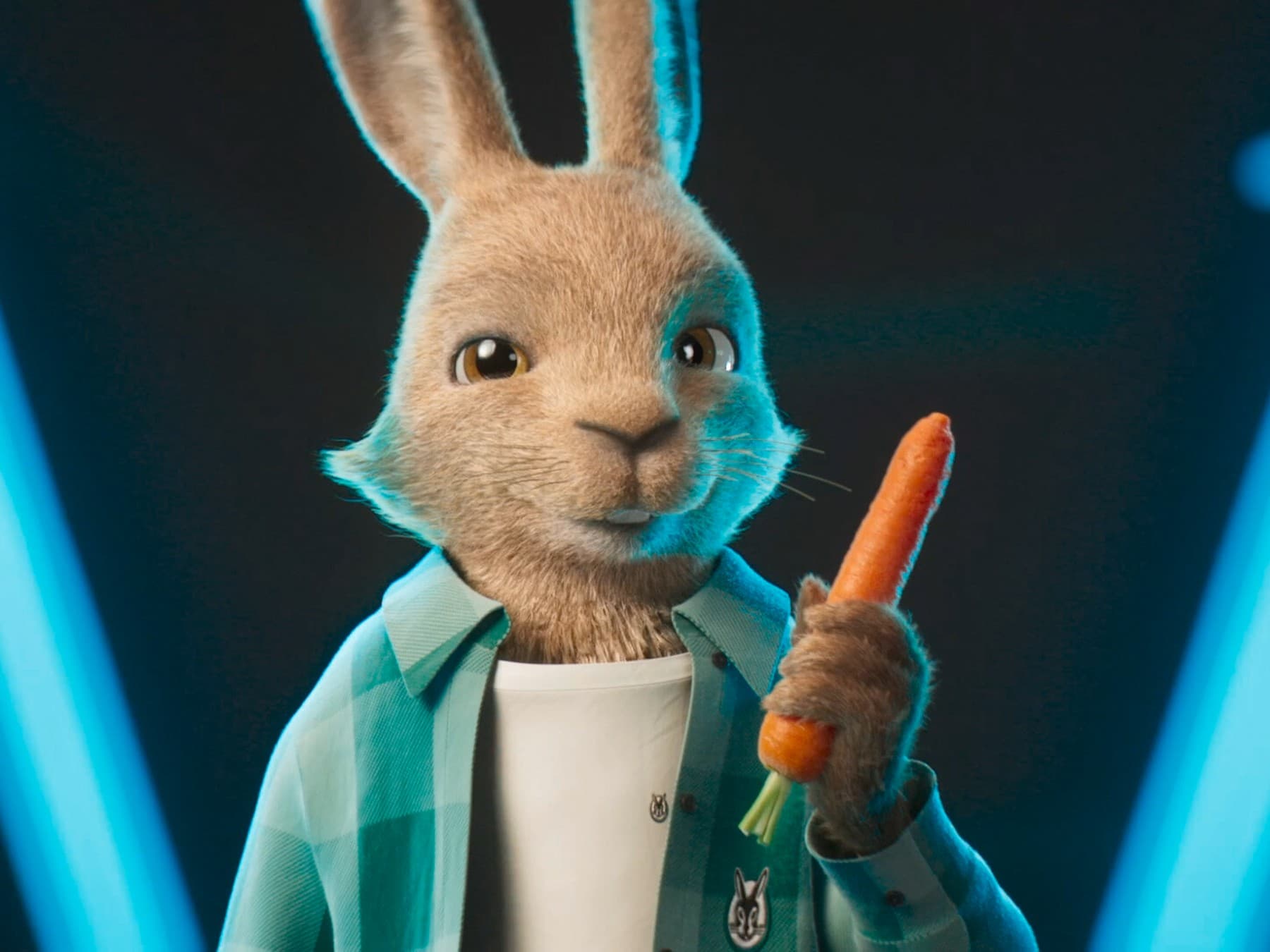 Vaillant Hare s mrkvom u ruci