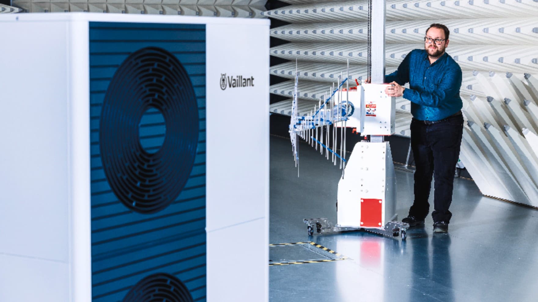 Vaillant dizalica topline u testnoj jedinici