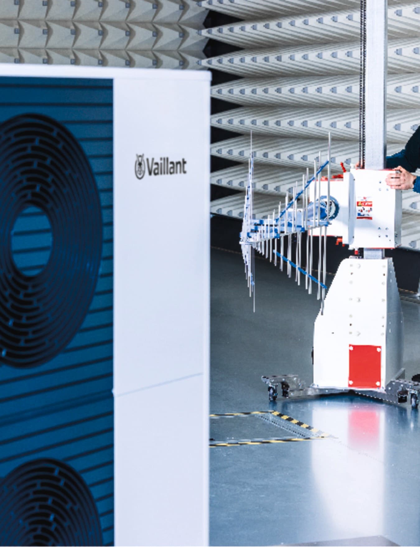 Vaillant dizalica topline u testnoj jedinici